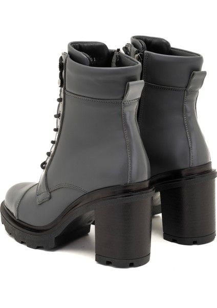 Abran Antrasit Kadın Deri Bot indirimleri