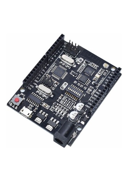 Roba Arduino Uno R3 Wifi ESP8266 CH340 Micro USB 32MBIT Kablosuz Internet Kod Geliştirme Eğitim Kartı