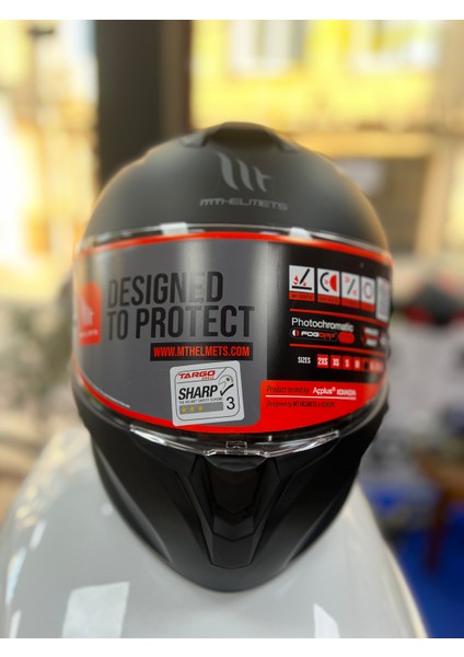 Kask Targo A1 Solid Mat Siyah