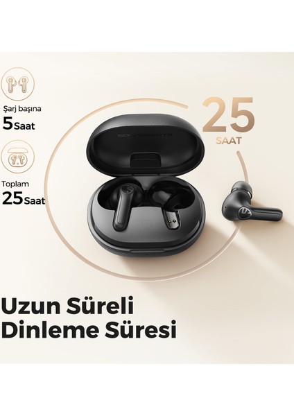 Life Bluetooth Kulaklık Aktif Gürültü Engelleme (ANC)  12MM Dinamik Sürücü 25 Saat Kullanım Süresi