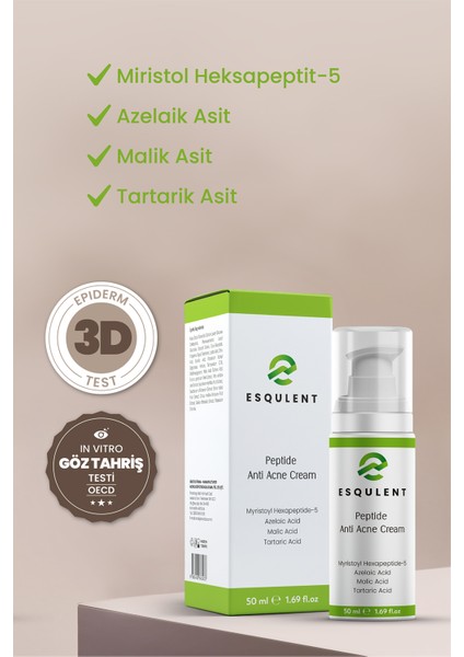 Peptitli Krem 50 ml - Peptide Anti Acne Cream modelleri