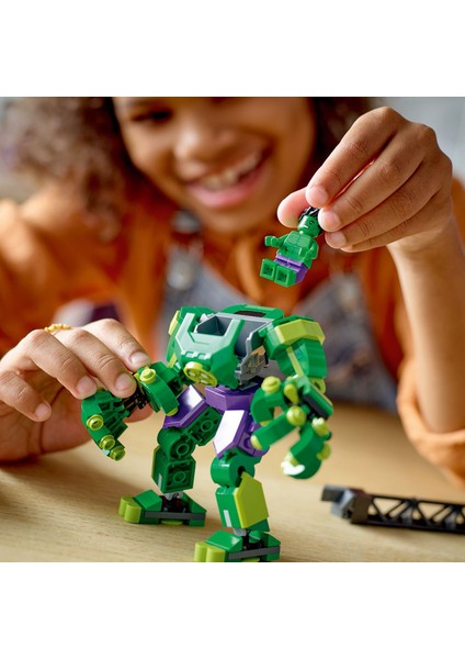 LEGO® Marvel Hulk Robot Zırhı 76241 - 6 Yaş ve Üzeri Çocuklar Için Avengers Figürü Oyuncak Yapım Seti (138 Parça)