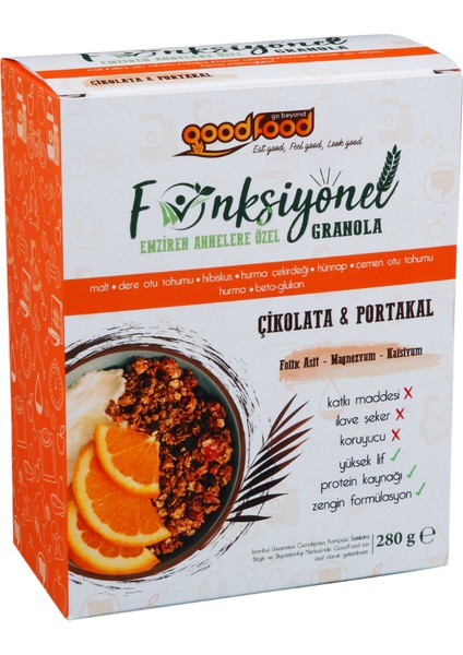 PORTAKAL & ÇİKOLATA GRANOLA 280 gr