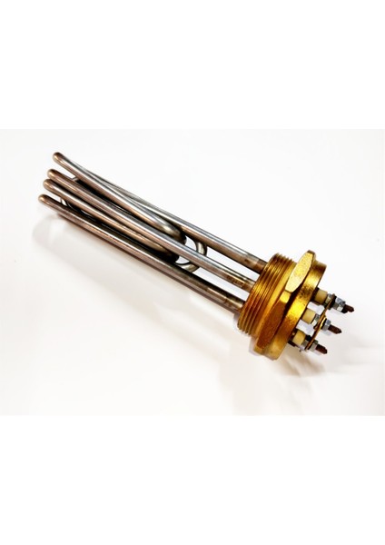 2 Inç 304CR 7,5kw 380V Bükümlü 22CM Trifaze Sanayi Isıtıcı Rezistansı