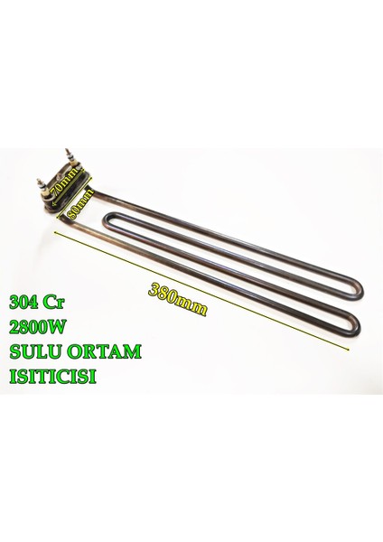 Fagor Endüstriyel Mutfak Isıtıcı Rezistansı Ters Flanşlı 2800W modelleri