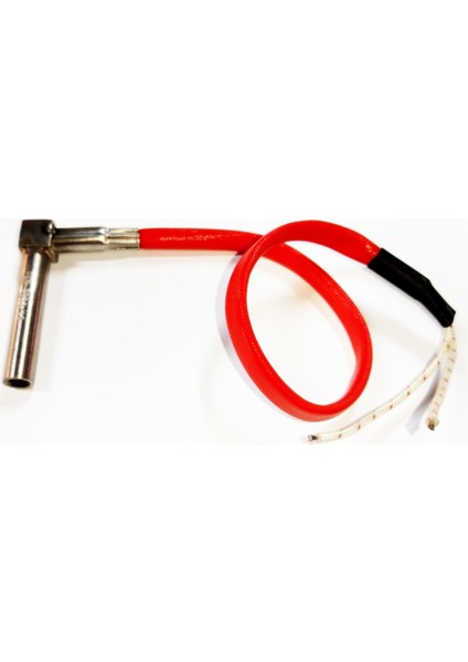 Fişek Isıtıcı Rezistans 5cm Boy-10mm Kalınlık-315W-220 V Dirsekli Küplü