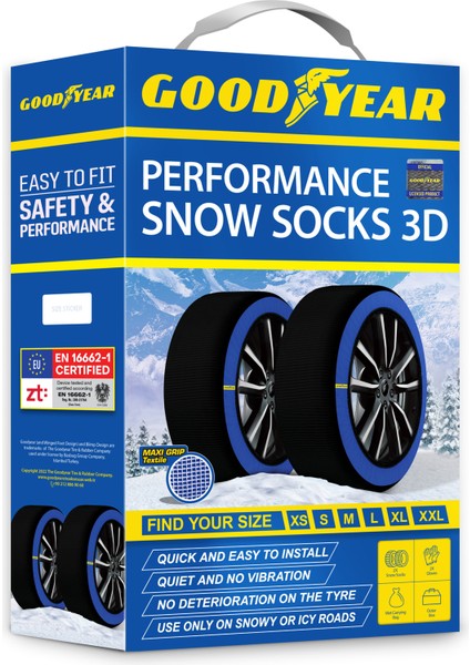 GOODYEAR KAR ÇORABI S (HEDİYELİ)