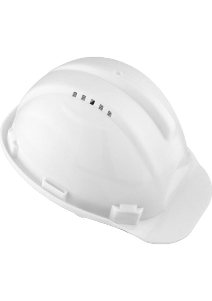 Vida Ayarlı Hava Delikli Beyaz Baret İş Güvenliği Güvenlik Bareti