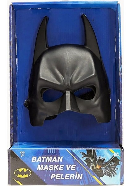 Orijinal Lisanslı Maskesi ve Pelerini Orjinal Maske Pelerin Seti Batman Oyuncak Figür Maskesi