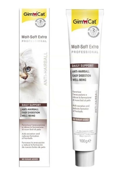 Malt Soft Extra Tüy Yumağı Attıran Kedi Macunu 100 gr