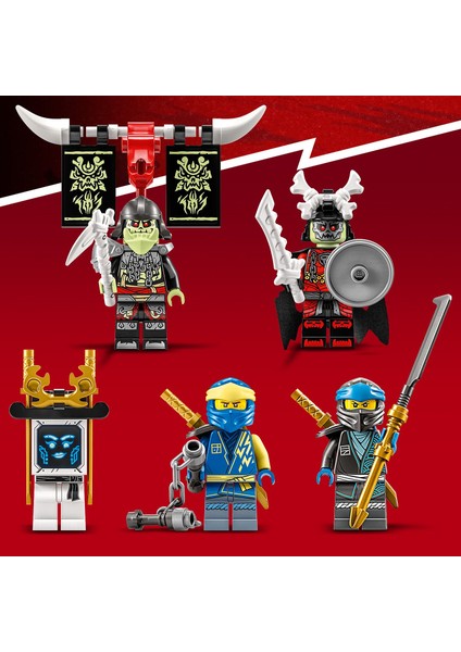 NINJAGO® Jay’in Titan Robotu 71785 - 9 Yaş ve Üzeri Çocuklar için Oyuncak Savaş Robotu ve Ninja Minifigürleri İçeren Oyuncak Yapım Seti (794 Parça)