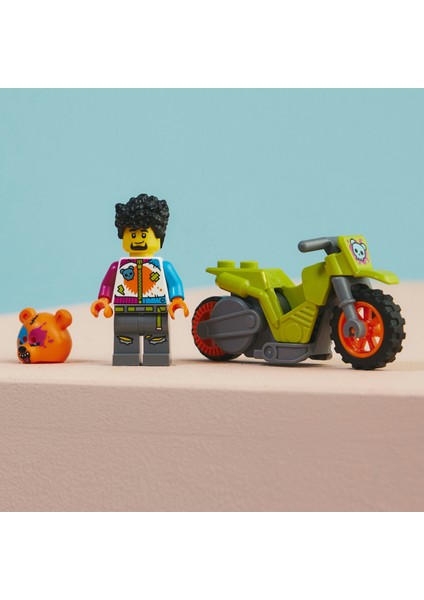 ® City Ayı Gösteri Motosikleti 60356 - 5 Yaş ve Üzeri Çocuklar Için Gerçek Gösteriler Yapabilen Sürücü Minifigürü Içeren Yaratıcı Oyuncak Yapım Seti (10 Parça)