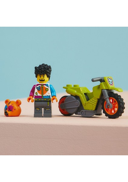 ® City Ayı Gösteri Motosikleti 60356 - 5 Yaş ve Üzeri Çocuklar Için Gerçek Gösteriler Yapabilen Sürücü Minifigürü Içeren Yaratıcı Oyuncak Yapım Seti (10 Parça)