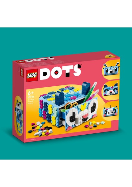 ® Dots Yaratıcı Hayvan Çekmecesi 41805 - 6 Yaş ve Üzeri Çocuklar Için Inşa Edilebilen Kendin Yap Saklama Kutusu (643 Parça)