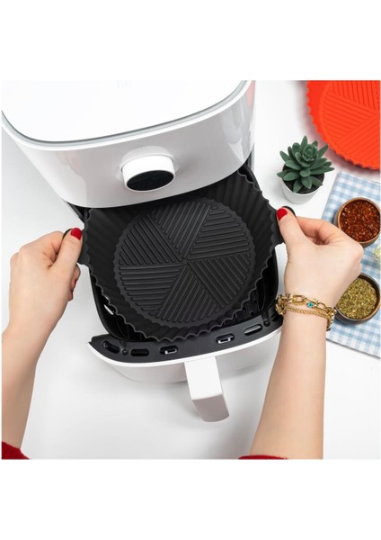 Airfryer Silikon Pişirme Kalıbı Siyah fiyatları