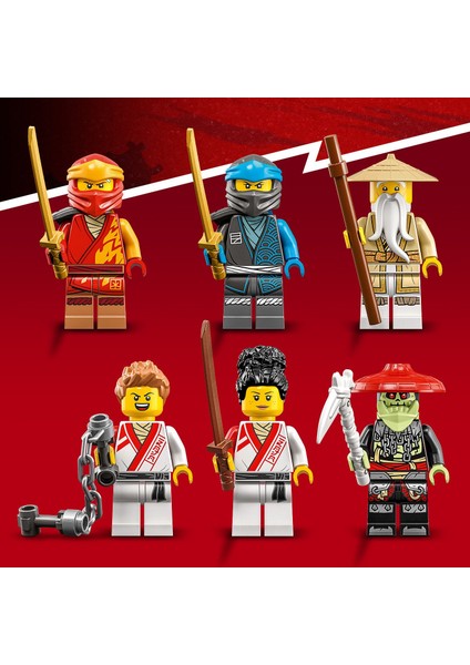 NINJAGO® Yaratıcı Ninja Yapım Parçası Kutusu 71787 - 5 Yaş ve Üzeri Çocuklar için Araçlar, Dövüş Okulu ve Minifigürler İçeren Yaratıcı Oyuncak Yapım Seti (530 Parça)