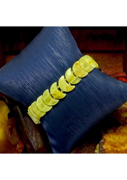 Damla Kehribar Bileklik Hilal Kesim