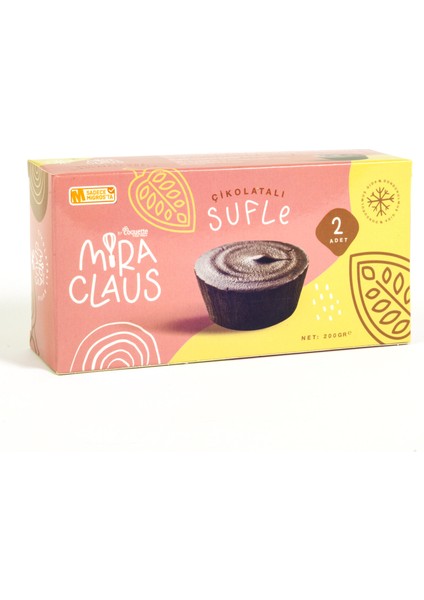 Mıra Claus Çikolatalı Sufle 2'li 200 G