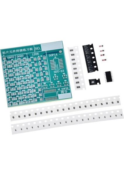 Smd Lehimleme Pratik Kartı - Demonte(Montesiz)