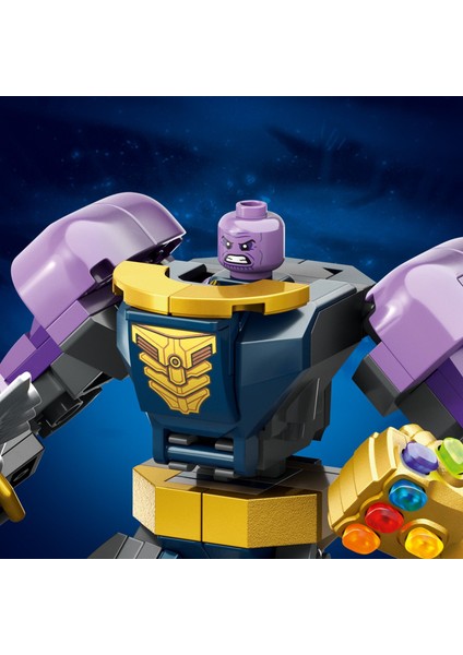 Marvel Thanos Robot Zırhı 76242 - 6 Yaşve Üzeri Çocuklar Için Avengers Figürü Oyuncak Yapım Seti (113 Parça)