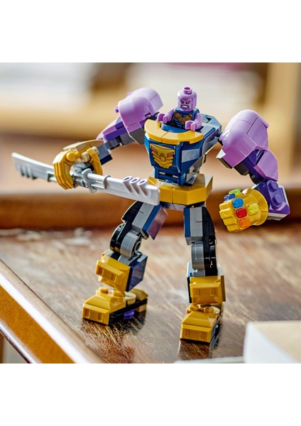 Marvel Thanos Robot Zırhı 76242 - 6 Yaşve Üzeri Çocuklar Için Avengers Figürü Oyuncak Yapım Seti (113 Parça)