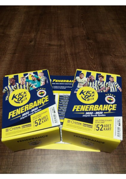 Odyak Kart Fb (Fenerbahçe) 2022-2023 Sürpriz Imzalı Sezon Taraftar Futbolcu Oyuncu Futbol Kartları Kick Off Box