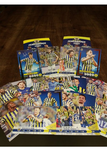 Odyak Kart Fb (Fenerbahçe) 2022-2023 Sürpriz Imzalı Sezon Taraftar Futbolcu Oyuncu Futbol Kartları Kartkolig Orijinal