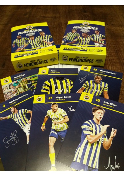 Odyak Kart Fb (Fenerbahçe) 2022-2023 Sürpriz Imzalı Sezon Taraftar Futbolcu Oyuncu Futbol Kartları Kartkolig Orijinal