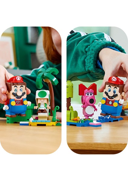 ® Super Mario# Karakter Paketleri # Seri 6 71413 - 7 Yaş ve Üzeri Çocuklar Için Koleksiyonluk Oyuncak Yapım Seti