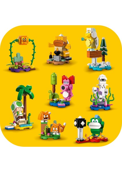 ® Super Mario# Karakter Paketleri # Seri 6 71413 - 7 Yaş ve Üzeri Çocuklar Için Koleksiyonluk Oyuncak Yapım Seti
