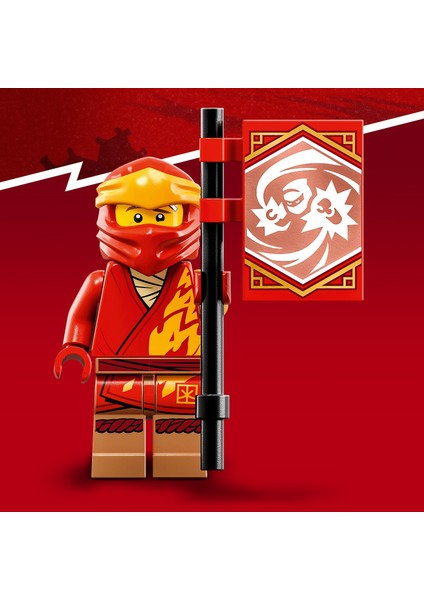 NINJAGO® Kai’nin Robot Motosikleti EVO 71783 - 7 Yaş ve Üzeri Çocuklar için Kai  Minifigürleri İçeren Yaratıcı Oyuncak Yapım Seti (312 Parça)