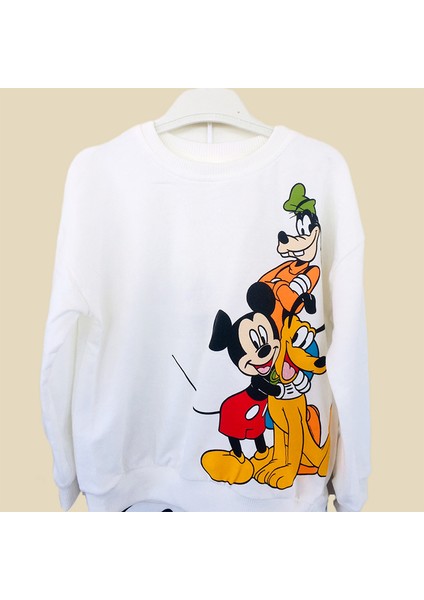 Mickey Mouse Baskılı Çocuk Alt Üst Takımı fiyatları