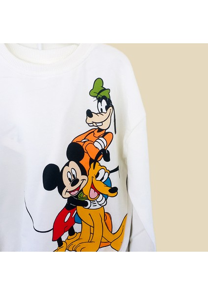 Mickey Mouse Baskılı Çocuk Alt Üst Takımı indirimleri
