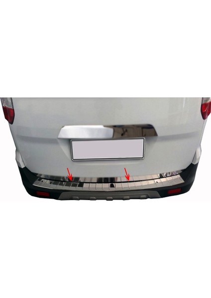 Ford Courier Arka Tampon Eşiği Krom 2014 Sonrası fırsatları