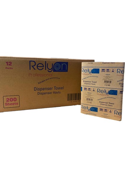 Professional Z Katlı Havlu 200'lü