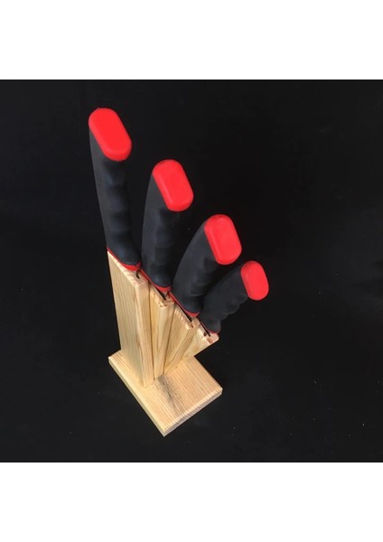 Soft Grip 4'lü Bıçak Seti (Takozlu)