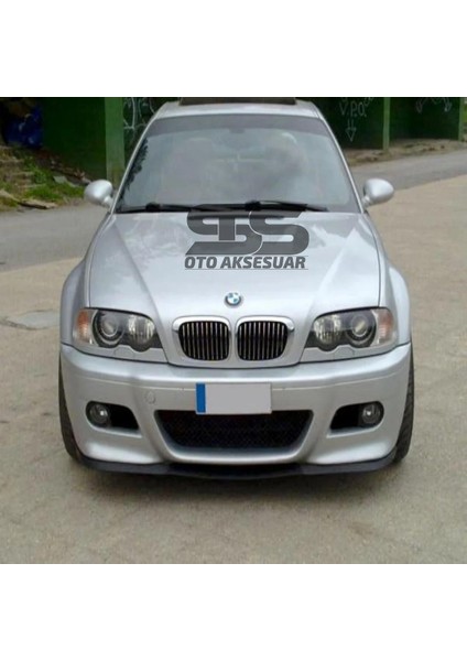 Bmw 3 Series E46 M3 Cupra R Uyumlu Ön Lip Mat Siyah Ön Tampon Lip fırsatları
