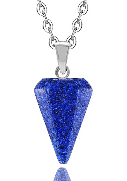 Sertifikalı Doğal Lapis Lazuli Taşı Doğal Taş Pandül Kolye