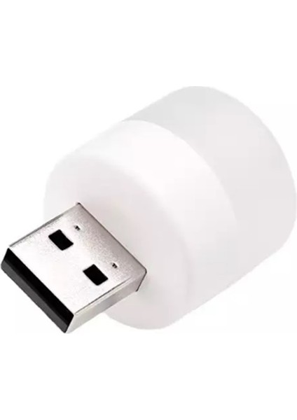 Taşınabilir Mini USB LED Işık Lamba Gece Lambası ( 2 Adet ) Tüm USB Girişleriyle Uyumlu