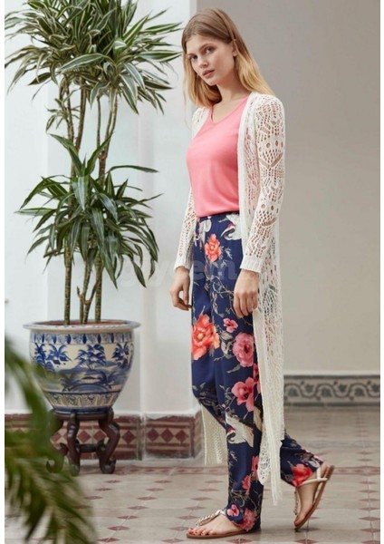 3'lü Hırkalı PIJAMATAKIMI-1503 Pembe