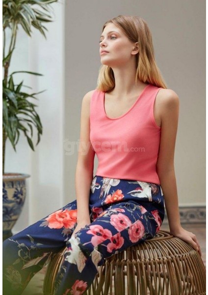3'lü Hırkalı PIJAMATAKIMI-1503 Pembe
