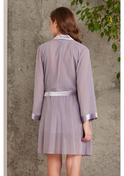 Dantelli Kadife Tulum & Sabahlik Takım - 4800 fiyatları