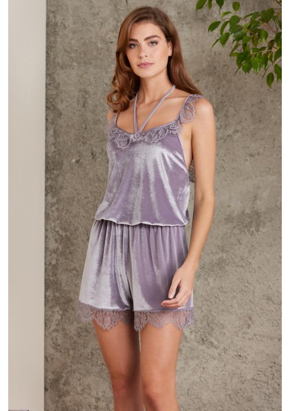 Dantelli Kadife Tulum & Sabahlik Takım - 4800 modelleri