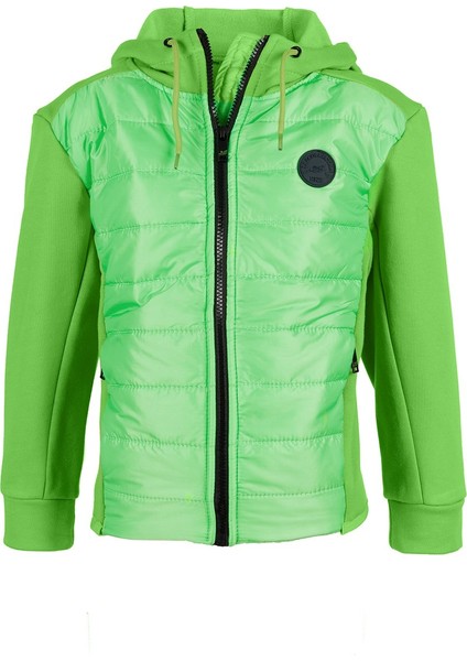 Unisex Çocuk Fermuarlı Cepli Mont