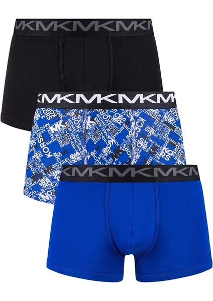 Mıchael Kors Erkek 3 Lü Boxer 6F21T10033-COBALT