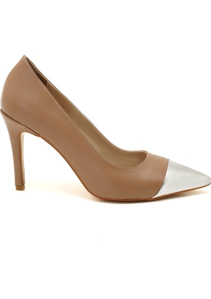 Naira Gümüş Kadın Deri Stiletto modelleri