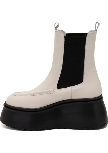 Fatmir Ekru Kadın Deri Bot fırsatları