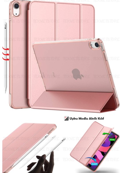 Apple Ipad 10. Nesil 2022 10.9 Inç Tablet Uyumlu Flip Smart Standlı Akıllı Kılıf Smart Cover