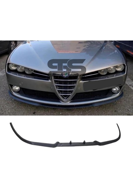 Alfa Romeo 156 Cupra R Uyumlu Ön Lip Mat Siyah Ön Tampon Lip