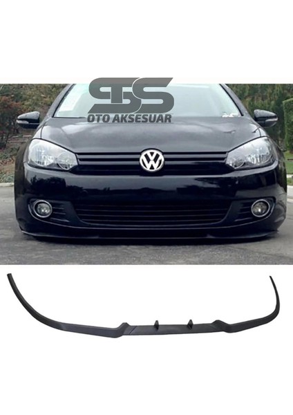 Vw Golf Mk6 Cupra R Uyumlu Ön Lip Mat Siyah Ön Tampon Lip fiyatları